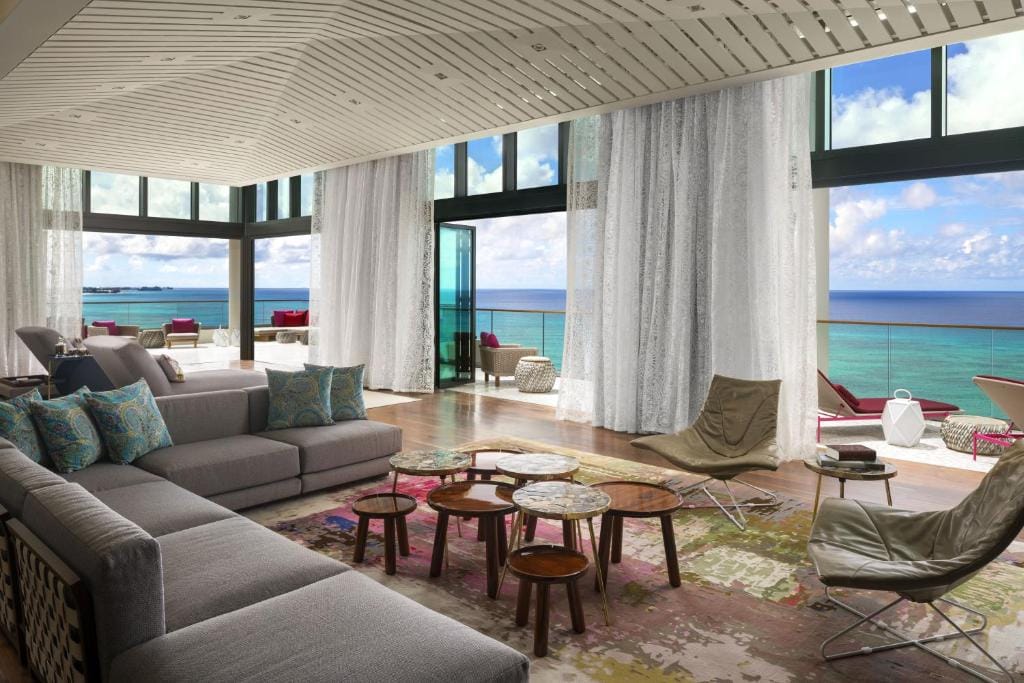 kimpton seafire resort panoramiczny salon z widokiem