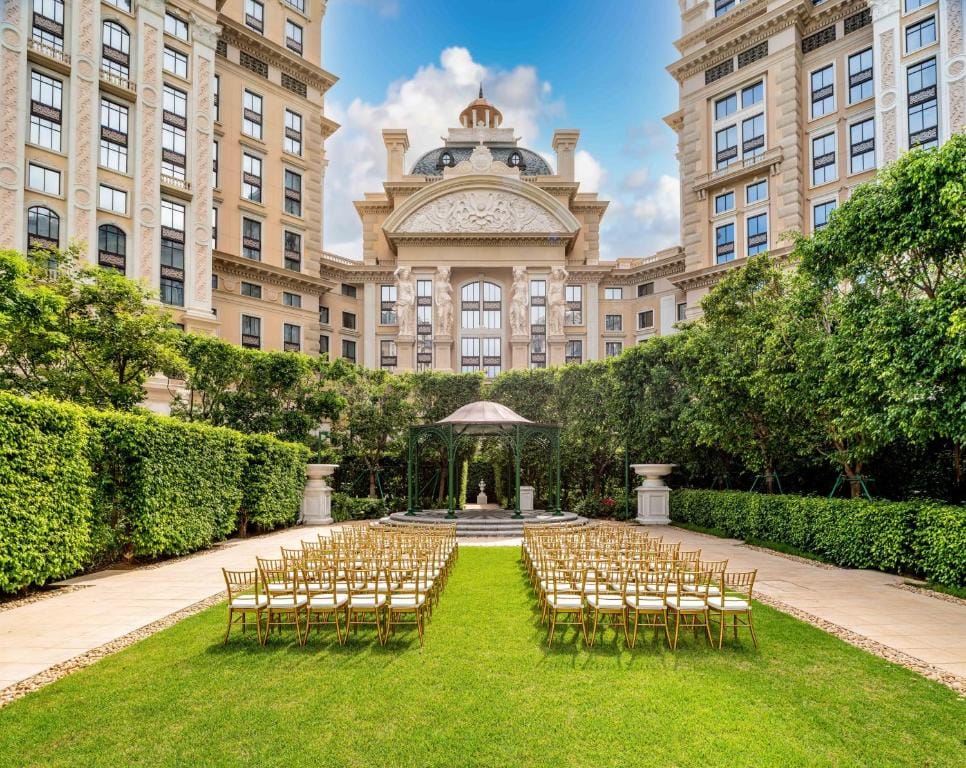 palazzo versace macau - śluby organizacja wesel na zewnątrz