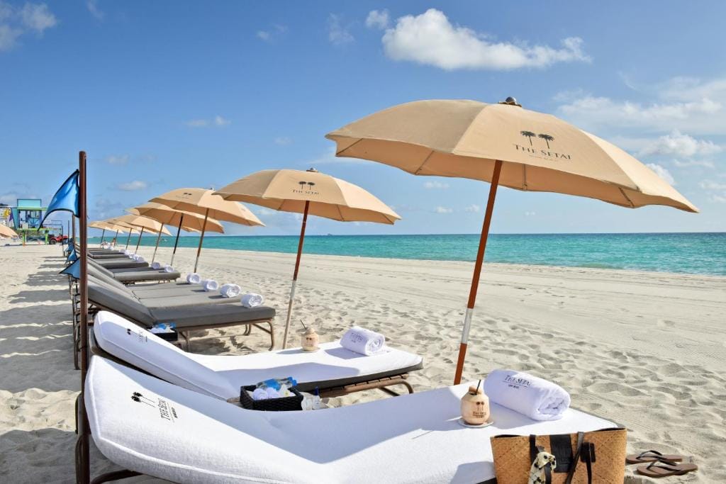 the setai miami beach plaża