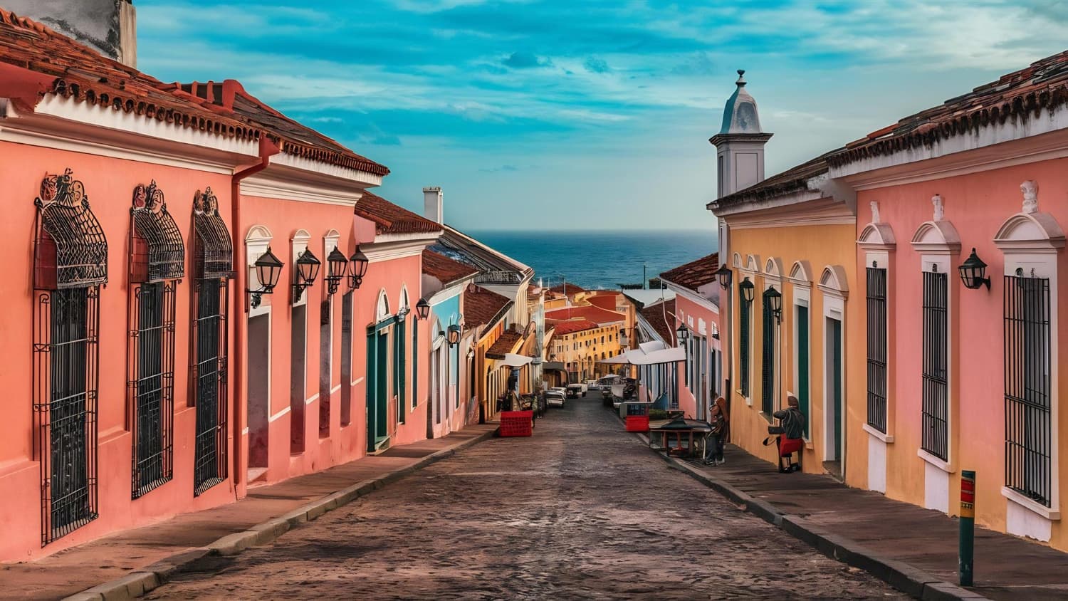 widok na stare miasto Panama City