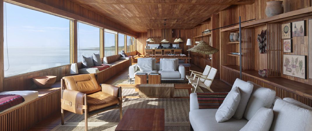 sypialnia połączona z salonem