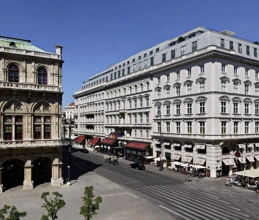 Hotel Sacher Wien hotel building and street