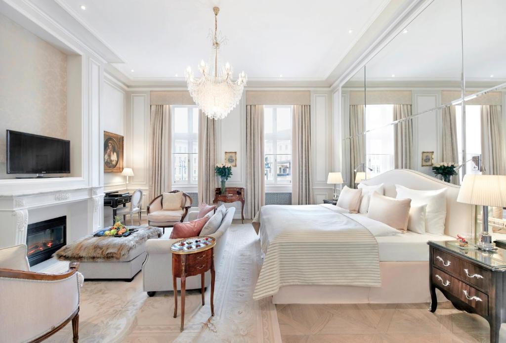 hotel sacher wien jasna sypialnia