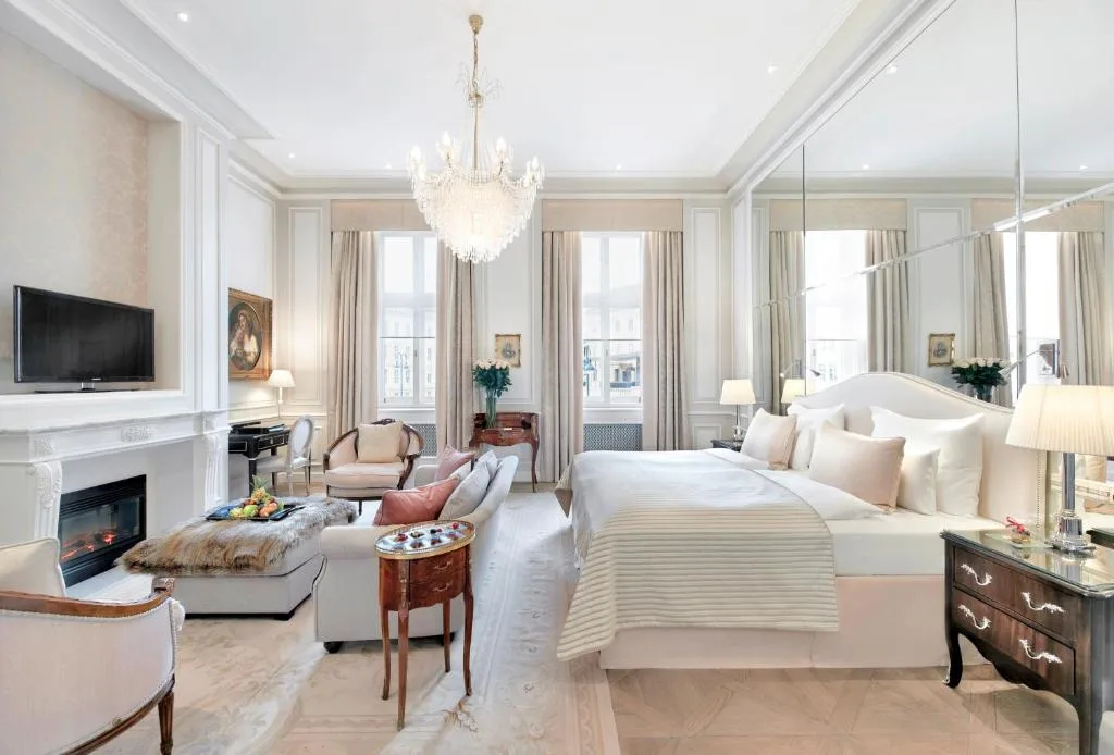 hotel sacher wien bright bedroom