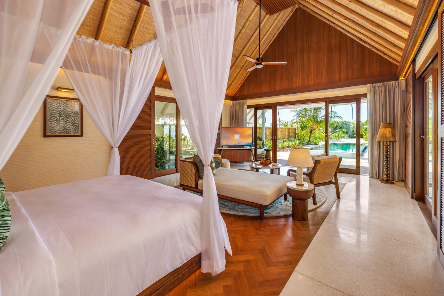 rah gili maldives beach pool villa interior 04