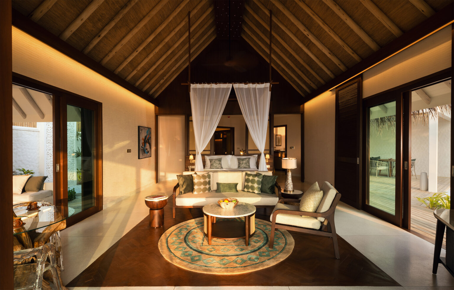 rah gili maldives family beach pool villa (2br) interior