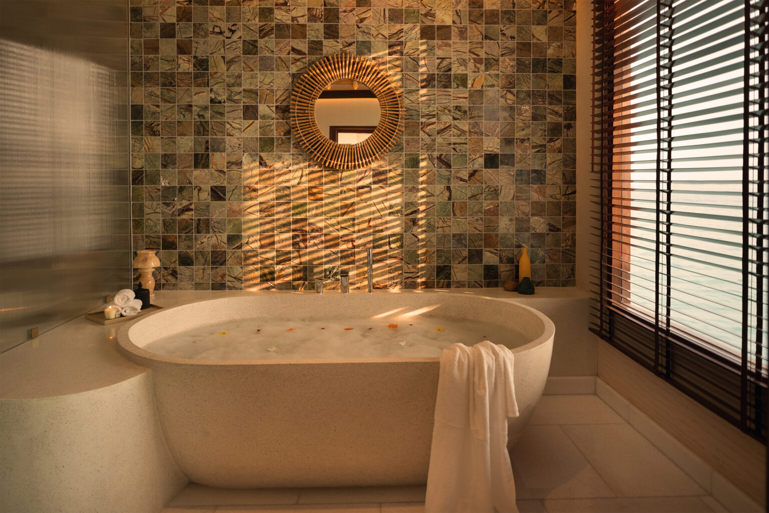 rah gili maldives sunset water pool villa (2br) bathtub