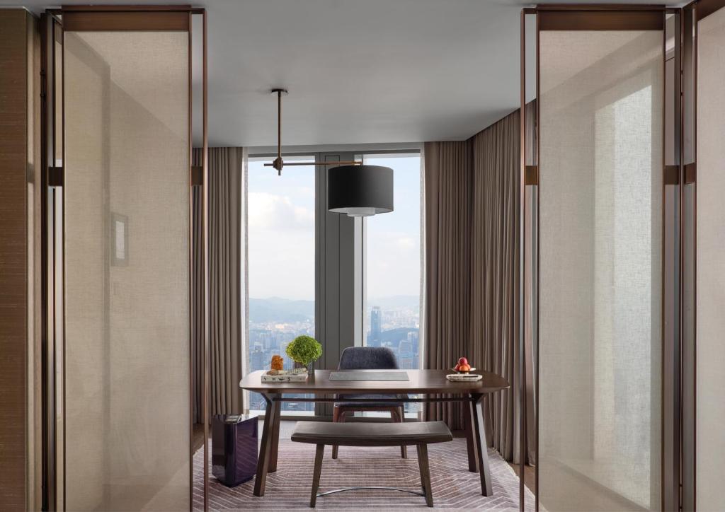 rosewood guangzhou jadalnia w apartamencie z widokiem