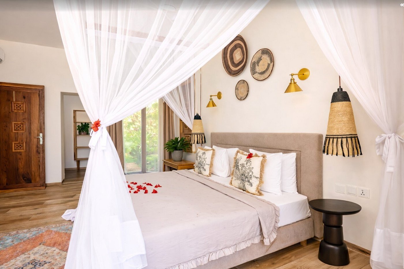 bedroom in the ocean