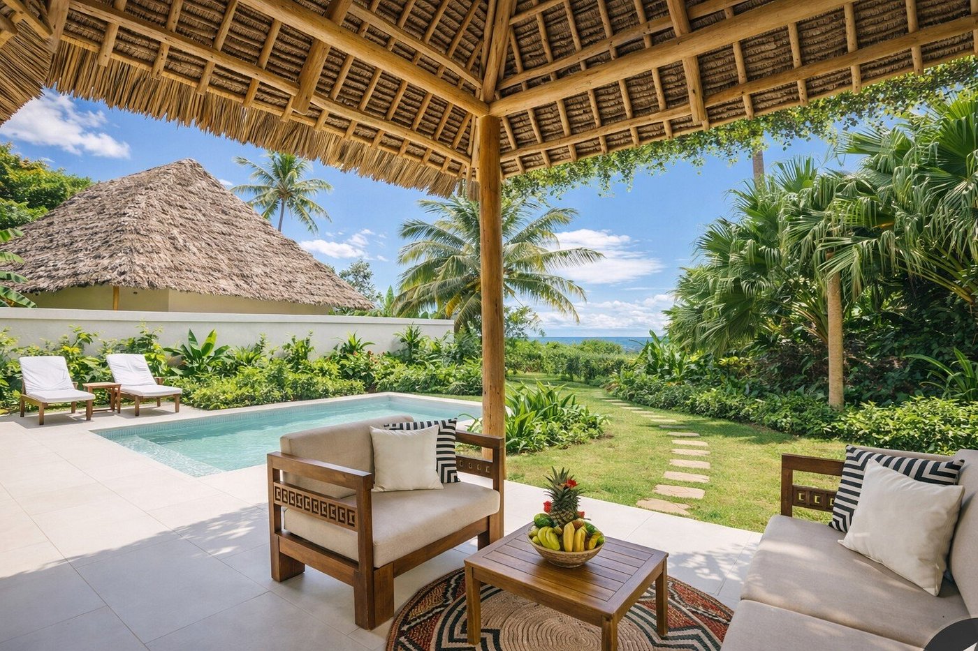 view from the villa terrace