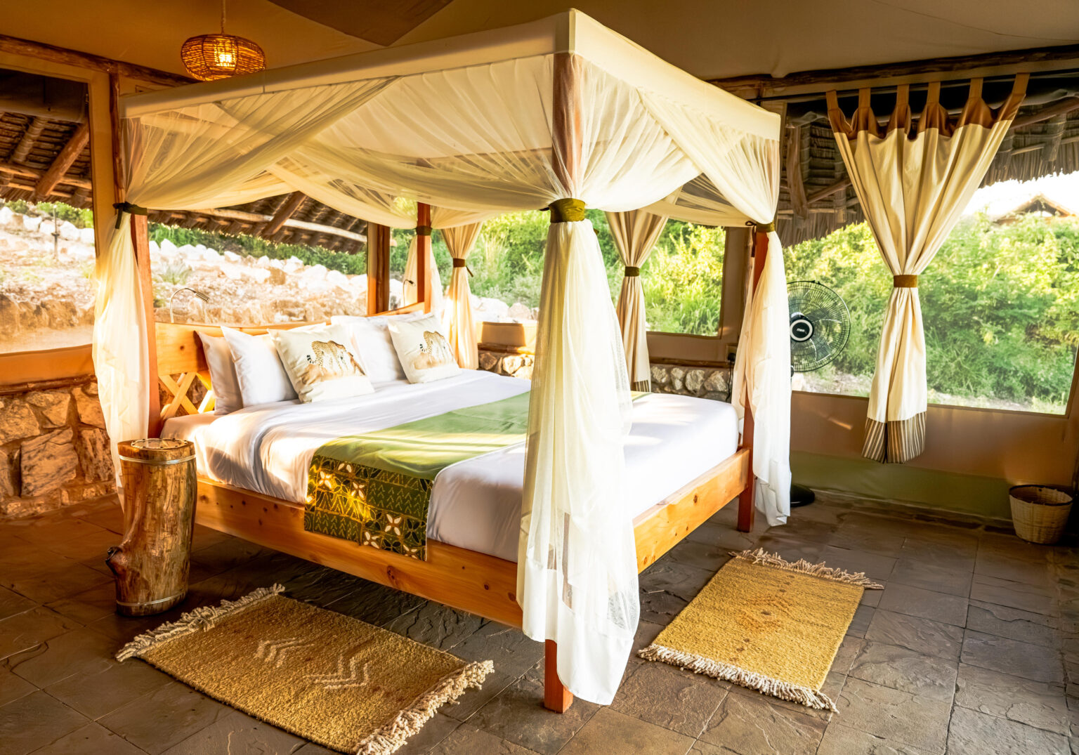 soroi cheetah tented camp family unit king bed