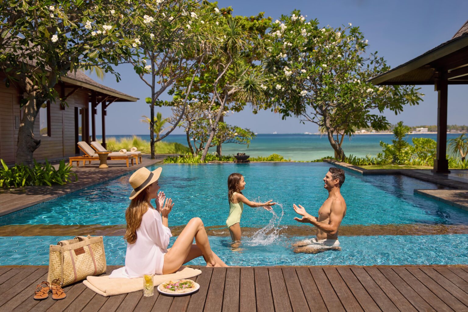 the sira lifestyle beach house family pool time