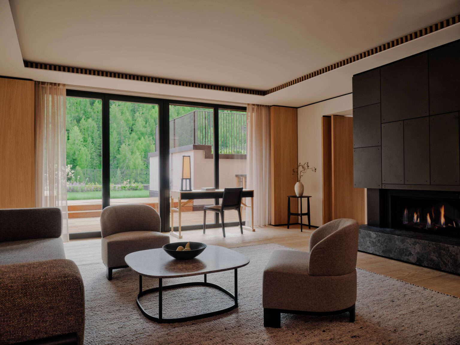 aman rosa alpina, italy accommodation, rosa alpina suite, room 107, 0942