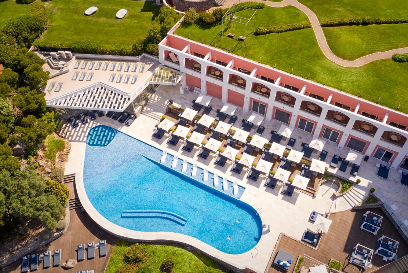penha longa resort widok na resort z lotu ptaka
