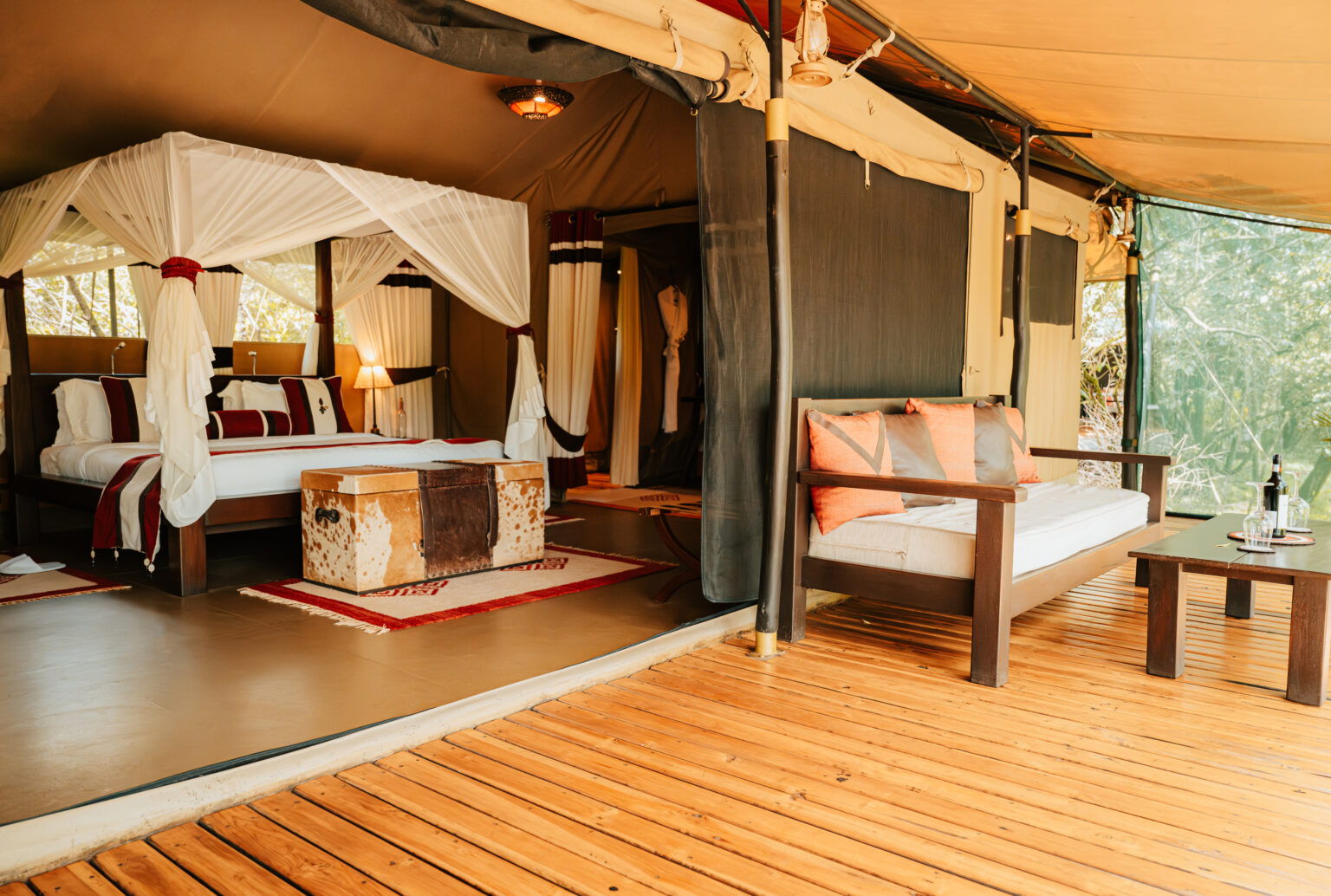 soroi private wing luxury river tent
