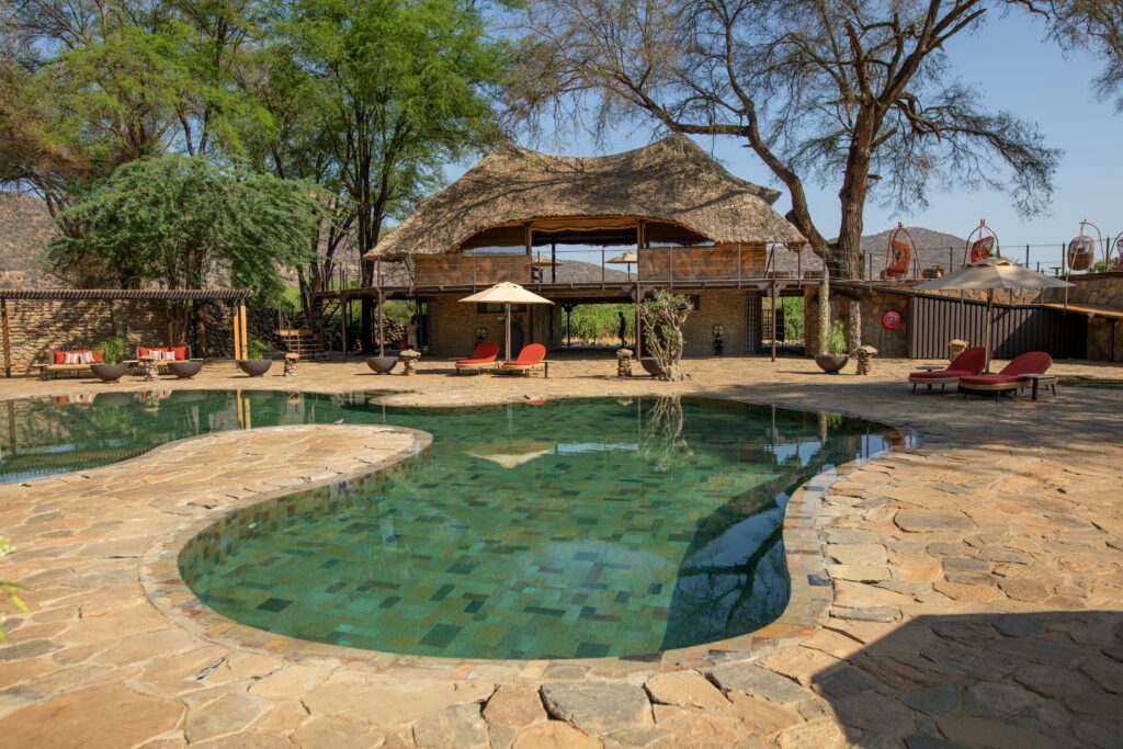soroi samburu lodge swimming pool area