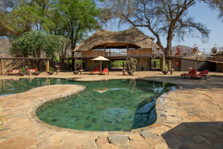 soroi samburu lodge swimming pool area