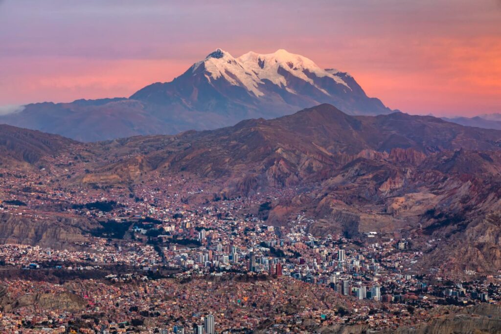 la paz widok na gory