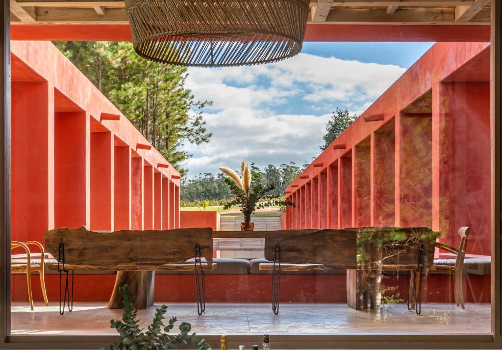 luz culinary wine lodge lodge z widokiem