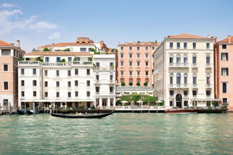 the st regis venice widok na hotel z wody