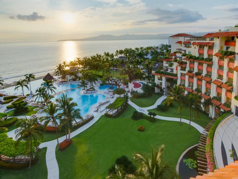 out side view of grand velas riviera nuevo vallarta nayarit