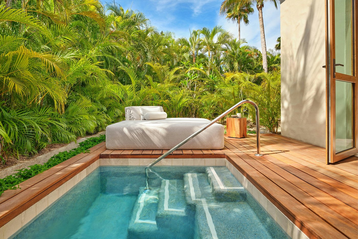 outdoor pool of the spa