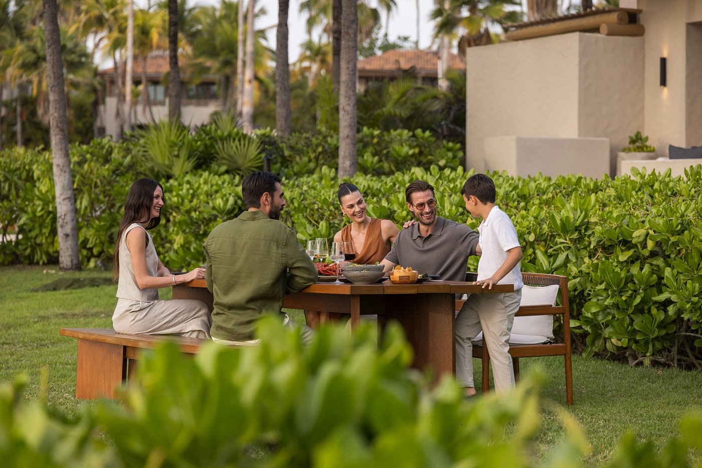 private outdoor dining