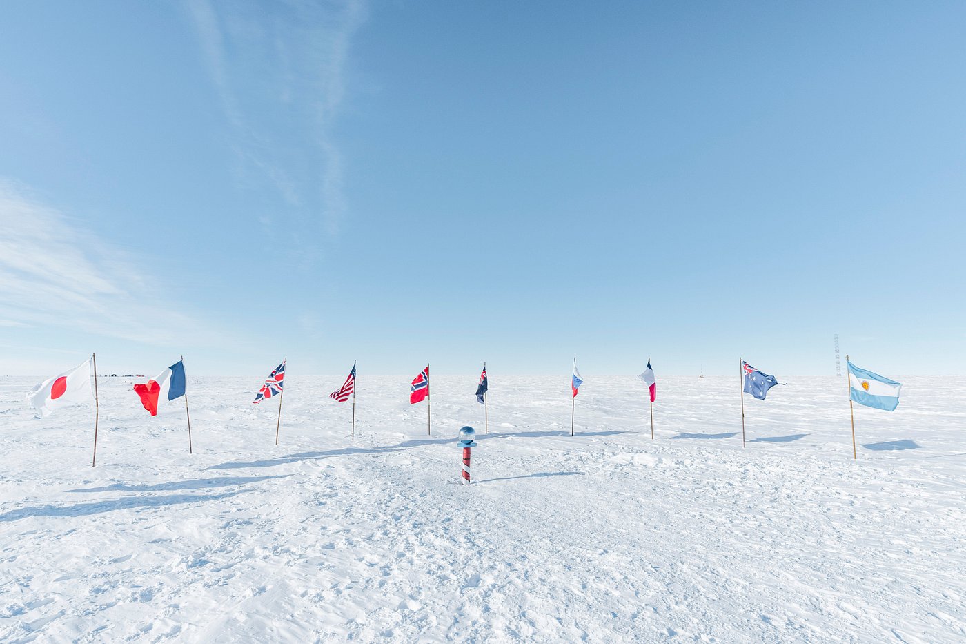 the south pole
