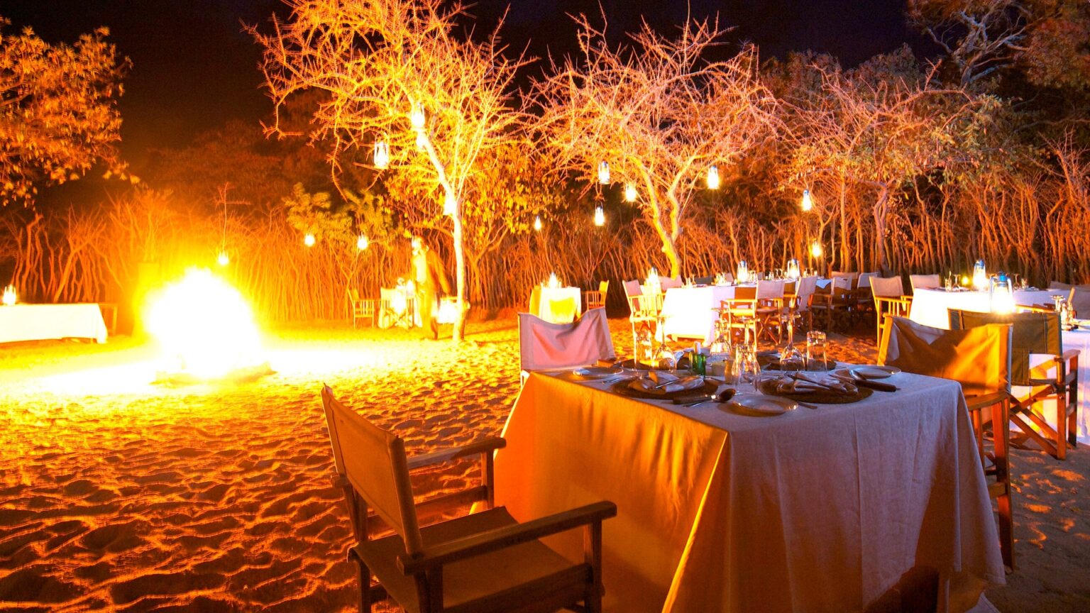 boma dinner at tarangire tops